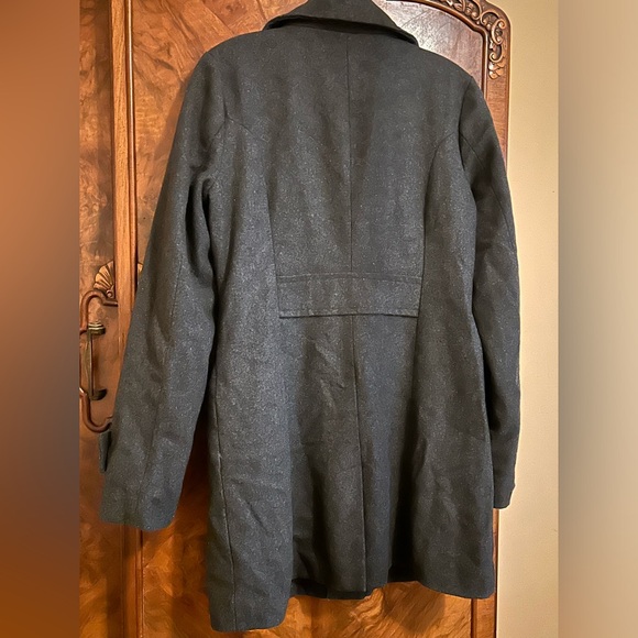 Wet Seal gray wool/poly blend coat jacket size M great classic style - Picture 2 of 8